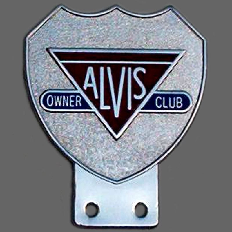 Alvis Owners Club car badge